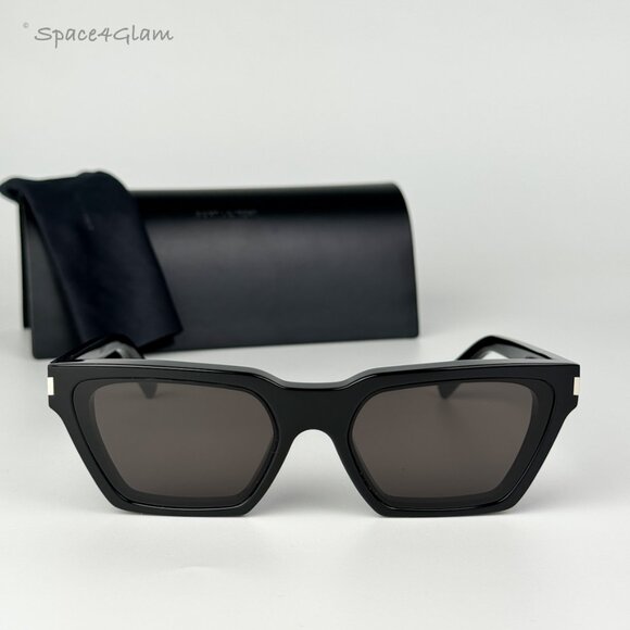 Saint Laurent Accessories - NEW Saint Laurent SL633 CALISTA 001 Black Cat Eye Women Sunglasses